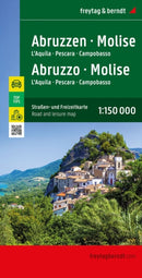 Abruzzo - Molise, Street and Activity Map 1:150.000, freytag