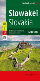 Slovakia, Road and Leisure Map 1:200,000