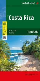 Costa Rica, Road Map 1:400.000