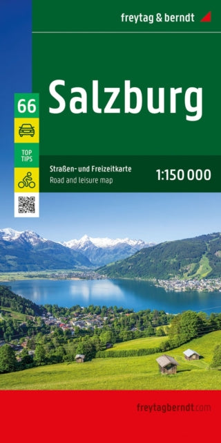 Salzburg, Road & Leisure map 1:150.000, Top 10 Tips