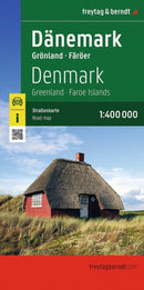Denmark - Greenland - Faroe Islands, Road Map 1:400.000