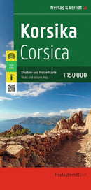 Corsica Road and Leisure Map