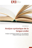 Analyse Syntaxique de la Langue Arabe-9783841745262