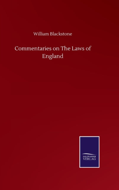 Commentaries on The Laws of England-9783846058176