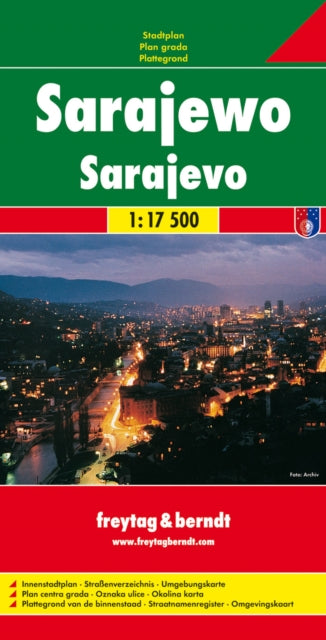 Sarajevo, City Plan 1:17.500