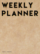 Vertical Weekly Planner 2020-2021 : 18 Month Hardcover Weekly, Monthly & Yearly Planner 2020 2021 8.25" x 10.75" July 2020 - December 2021 2 Pages per Week 1 Column per Day Hourly Increments-9783947808519