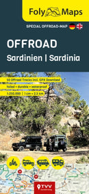FolyMaps OFFROAD Sardinia 1:250,000 : Special map with over 60 off-road tracks-9783965990630