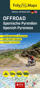 FolyMaps OFFROAD Spanish Pyrenees 1:250,000 : Special map with over 60 off-road tracks-9783965990678