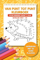 Van punt tot punt kleurboek voor kinderen vanaf 5 jaar - Getallen van 1-50 : Werkboek met 30 leuke plaatjes-9783967720457