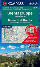 Brentagruppe - Dolomiti di Brenta Hiking and Cycling Map
