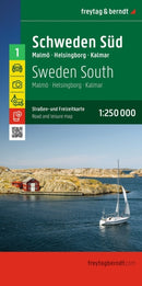 Sweden South Road and Leisure Map