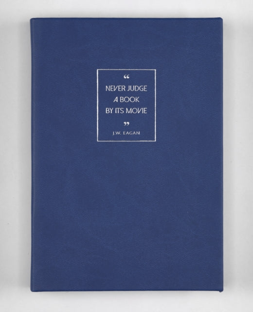 A6 NB BLUE NEVER JUDGE A BOOK BY ITS MOV-9786000043384