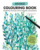 Reverse Colouring Book – Drawing Nature With Inv – You Draw the lines on Beautiful Watercolour Backgrounds