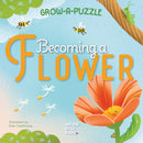 Becoming A Flower: Grow-a-Puzzle-9788854421929
