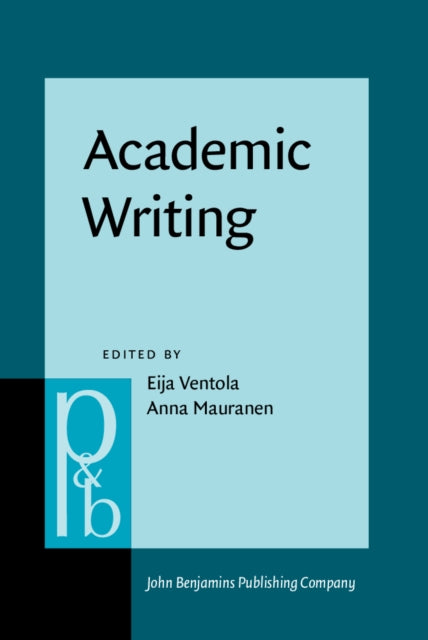 Academic Writing : Intercultural and textual issues-9789027250537