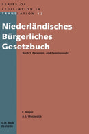 Niederlandisches Burgerliches Gesetzbuch Buch 1 Personen- und Familienrecht : Buch 1 Personen - Und Familienrecht-9789041102935
