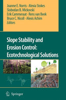 Slope Stability and Erosion Control: Ecotechnological Solutions-9789048176960