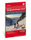 Hoyfjellskart Lyngenhalvoya north 1:25 000