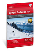 Hoyfjellskart Lyngenhalvoya south 1:25 000