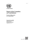 Report of the Committee on Contributions : seventy-ninth session (1-23 June 2019)-9789218600219