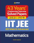 43 Years Chapterwise Topicwise Solved Papers (2021-1979) Iit Jee Mathematics-9789325796133