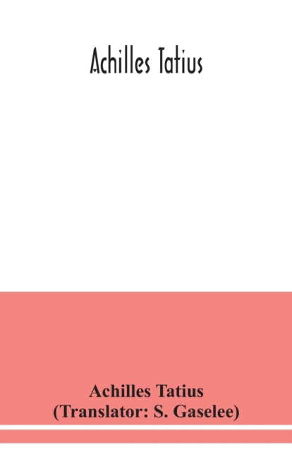 Achilles Tatius-9789354038525