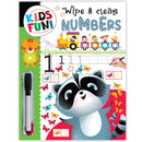 Kids Fun! Reusable Wipe And Clean Book - Embark On An Exciting Journey Exploring Numbers And Enhance Early Learning Skills Through Playful Interaction 