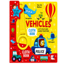 Vehicles Cloth Book For Early Learning And Interactive Education For Kids 