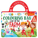 A Day In The Farm Colouring Bag