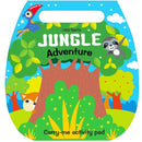 Little Sparks Carry Me Activity Pad: Jungle Adventure - Activity Book Wih Die Cut Handle For Kids 