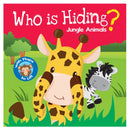 Who Is Hiding? Jungle Animals: Lift A Flap Board Book For Kids 