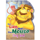 My Shaped Story Book: The Lion And The Mouse - Shaped Story Board Book For Kids 