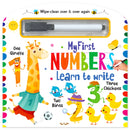 My First Wipe And Clean Board Book Of Numbers: Includes Wipe And Clean Pen To Write, Learn, Clean And Write Again 