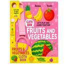 Fun With Fruits And Vegetables - Cloth Book For Early Learning And Interactive Education 