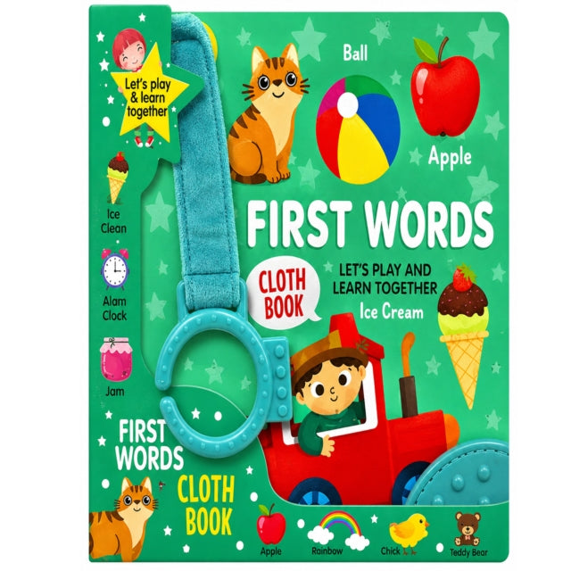 My First Words Cloth Book For Early Learning And Interactive Education For Kids 