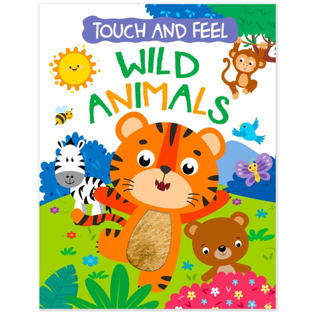 Touch And Feel Board Book: Wild Animals- Interactive Touch & Feel Book For Kids 