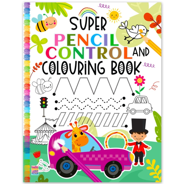 Super Pencil Control And Colouring Book