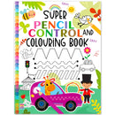 Super Pencil Control And Colouring Book