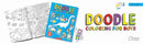 Doodle Coloring For Kids - Blue Edition