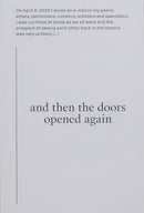and then the doors opened again