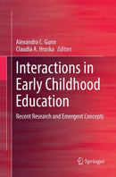 Interactions in Early Childhood Education : Recent Research and Emergent Concepts-9789811352553