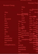 Heman Chong : This is a dynamic list and may never be able to satisfy particular standards for completeness-9789811759659