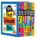 My First 100 Concept Board Book (6 Books Boxset)
