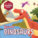 My First Discover Series: Dinosaurs : Fun and Interactive Dino Illustrated Board Book for Kids, Toddlers | Prehistoric Creatures | Book for 3+ [Penguin Early Learning Series]-9789815233544