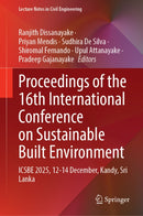Proceedings of the 16th International Conference on Sustainable Built Environment