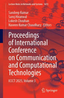 Proceedings of International Conference on Communication and Computational Technologies : ICCCT 2025, Volume 3-9789819534913