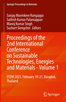Proceedings of the 2nd International Conference on Sustainable Technologies, Energies and Materials - Volume 1
