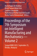 Proceedings of the 7th Symposium on Intelligent Manufacturing and Mechatronics - Volume 2