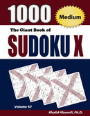 The Giant Book of Sudoku X : 1000 Medium Sudoku X Puzzles-9789922636702