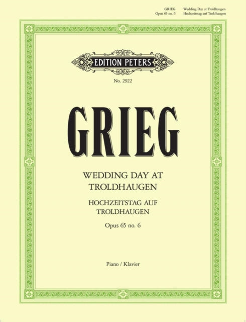 Wedding Day at Troldhaugen Op. 65 No. 6